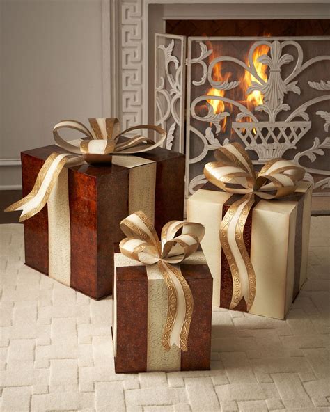 Three Metal Nesting T Boxes Christmas Wood Christmas Crafts Decor