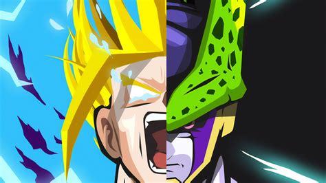 Goku Y Cell De Dragon Ball Anime Fondo De Pantalla 4k Hd Id3962