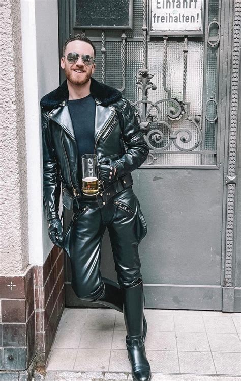 Leather Jacket Outfit Men Leather Jeans Men Leather Gear Leather