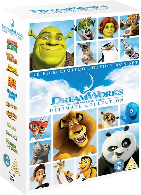 Dreamworks Animation Collection Monsters Vs Aliens Over The Hedge Kung Fu Panda Bee