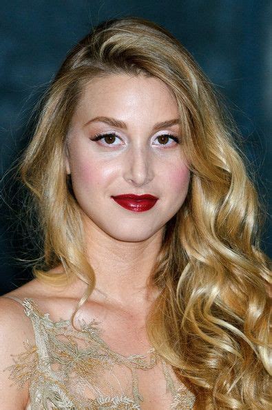 Whitney Port Red Lipstick Whitney Port Hair Celebrity Hairstyles Hair Beauty