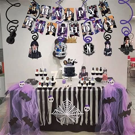 Wednesday Addams Party Ideas FREE Printables Pacifista Tv