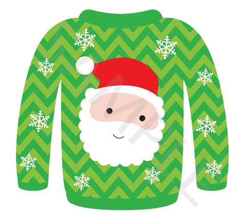 Colorful Ugly Christmas Sweater Clip Art Set In A Png Format Personal And Small Commercial Use