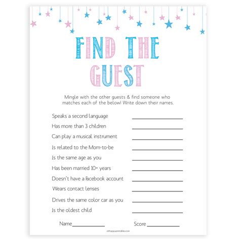 Pregnancy Candy Match Gender Reveal Printable Baby Games The Price Is