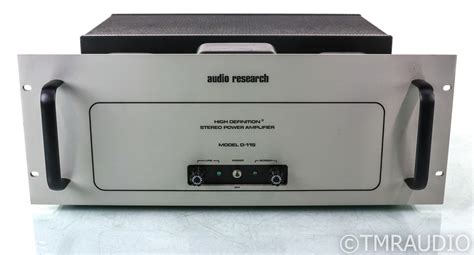 Audio Research D 115 Mkii Vintage Stereo Tube Power Amplifier D115