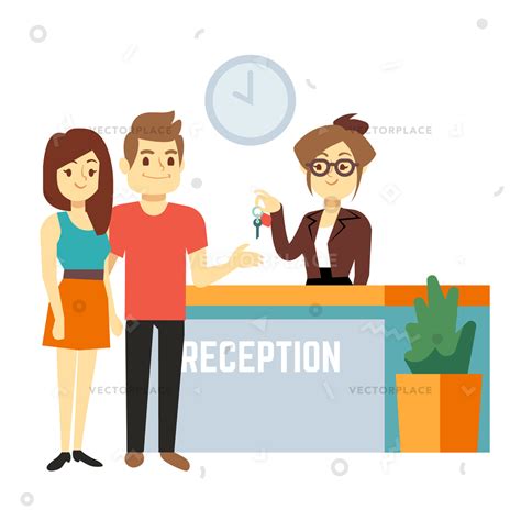 Receptionist Vector At Collection Of Receptionist