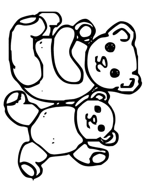 Emo Teddy Bear Coloring Pages Coloring Home