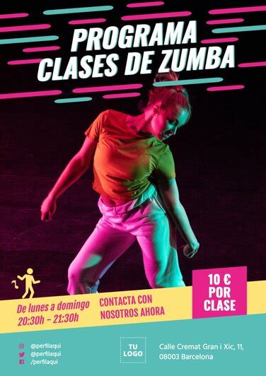 Crea Carteles Para Clases De Baile Gratis