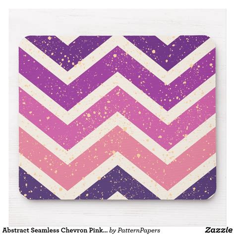 Abstract Seamless Chevron Pink And Purple Pattern Mouse Pad Purple
