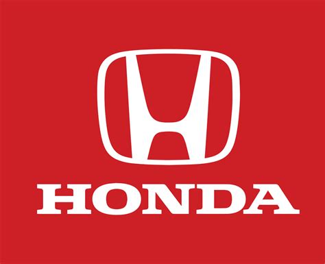 Honda Brand Logo Car Symbol With Name White Design Japan Automobile