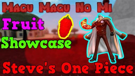 Gum Gomu Fruit Showcase Roblox Steve S One Piece Youtube