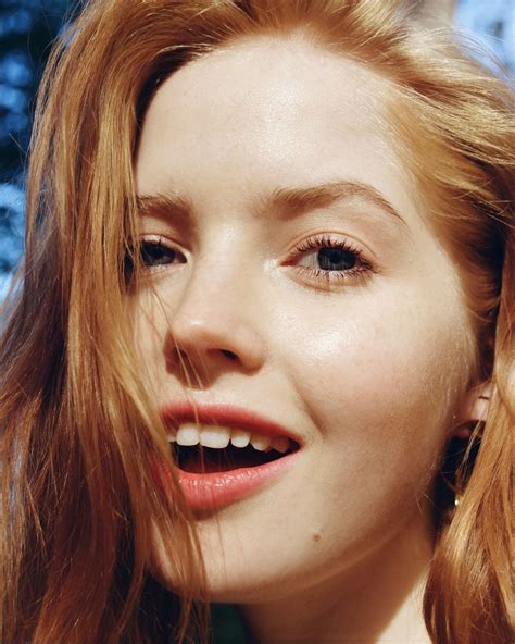 Meet Ellie Bamber The Newest Member Of Tom Fords Redhead Army Strawberry Red Hair Bright