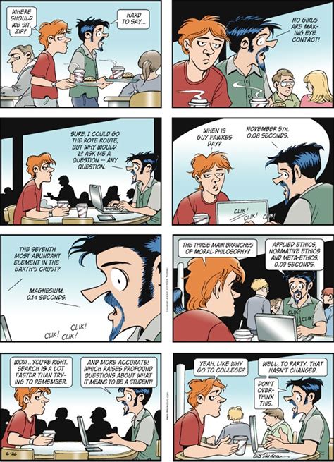 Doonesbury On How Search Engines Impact Life As A College Student