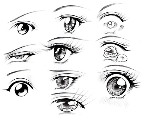 How To Draw Female Manga Eyes