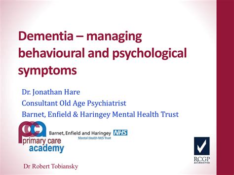 Presentation Dementia Cognitive And Behavioural Symptoms