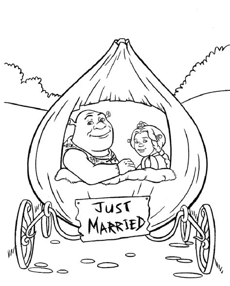 18 Shrek And Fiona Coloring Pages Printable Coloring Pages