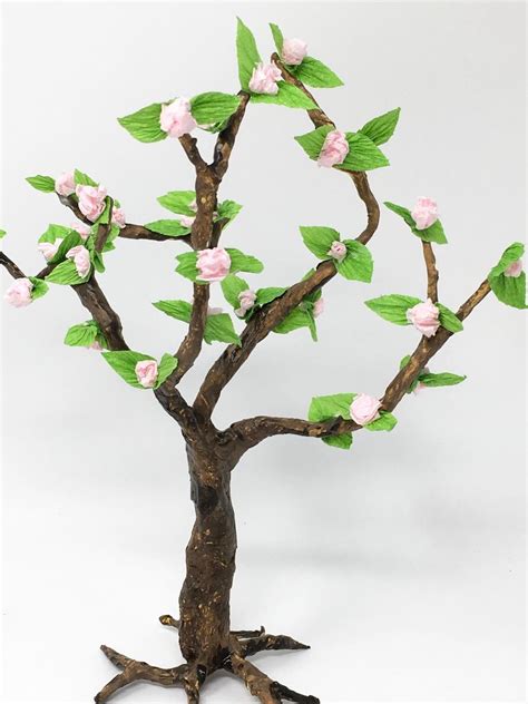 Easy Diy Cherry Blossom Flowering Tree Tree Designs Spring Tree