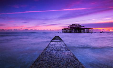 Brighton West Pier Sunset Sunset In Brighton Of The West P Flickr