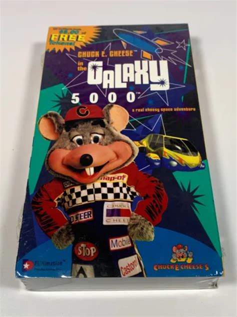 Chuck E Cheese In The Galaxy 5000 Vhs 1999 New Sealed 10000