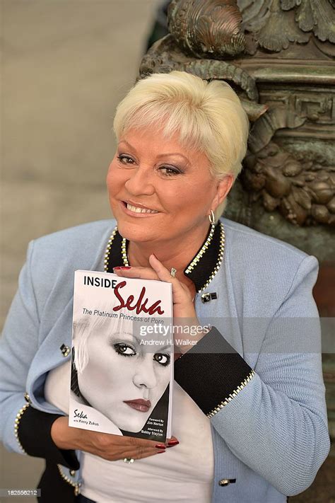 Seka Poses With Her New Book Inside Seka The Platinum Princess Of