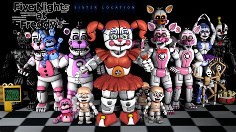 Sister Location Animatronics Fan Art