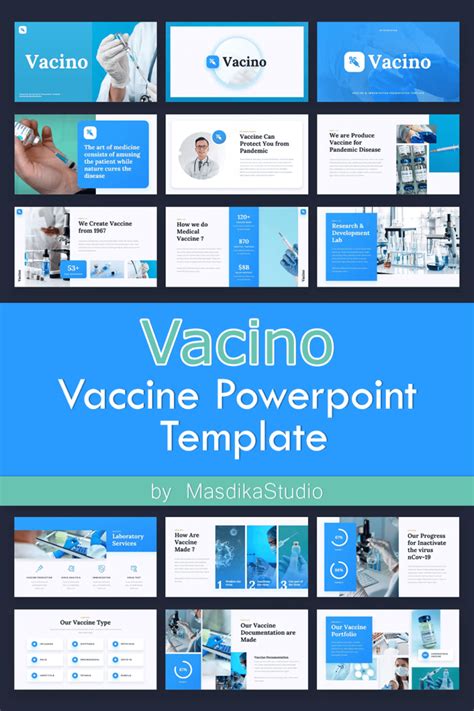 Vacino Vaccine Powerpoint Template Masterbundles