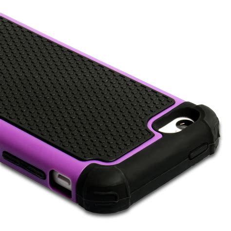 Yousave Iphone 5c Grip Combo Case Purple Mobile Mad