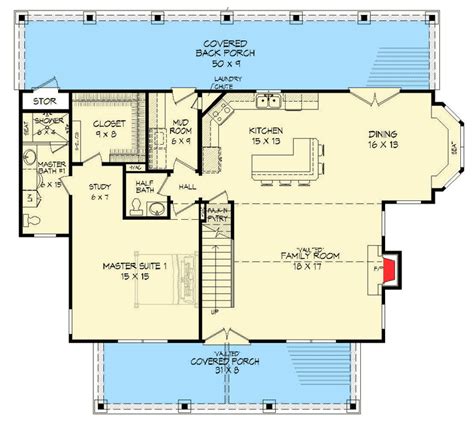 Mountain Home Plan With Three Master Suites 68440vr Architectural