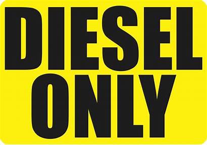 Diesel Fuel Sticker Decal Sign Vinyl Truck