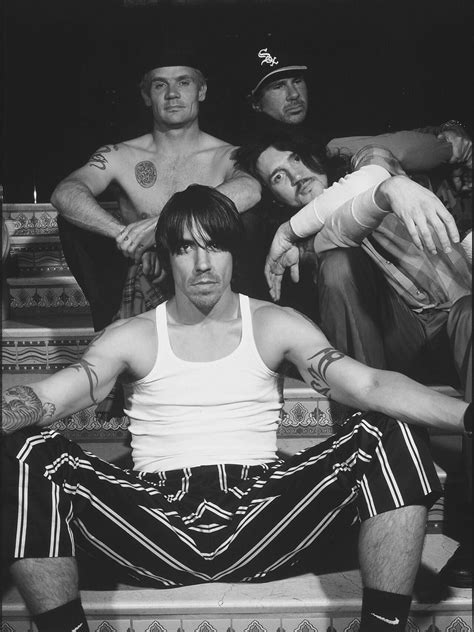 Red Hot Chili Peppers Chad Smith Rock Internacional Black And White