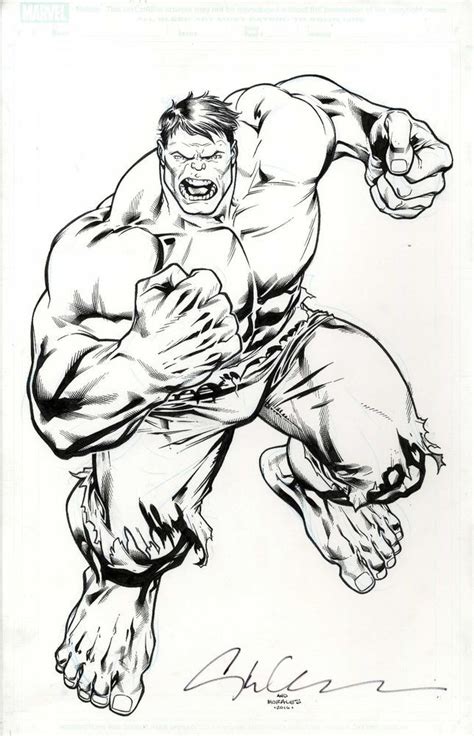 Hulk By Stuart Immonen Hulk Artwork Hulk Art Hulk Sketch