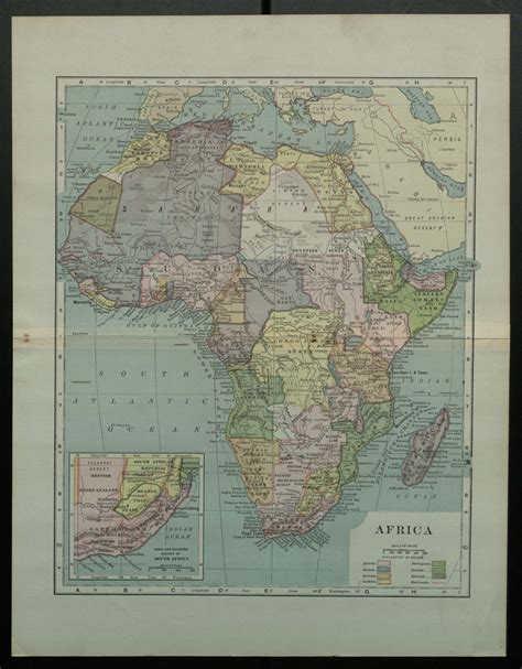 Africa With Colonial Borders And Color Coding 1890 · Special