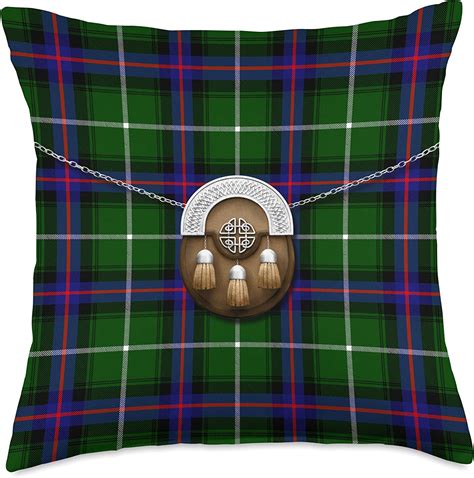 The Celtic Flame Plaid Tartans Scottish Clan Macdonald Of