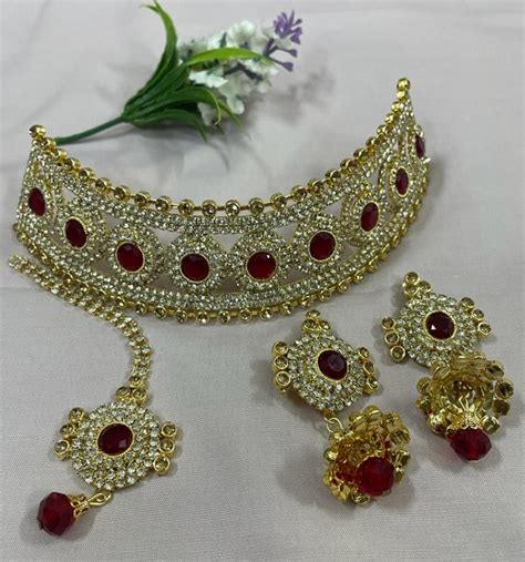 Beautiful Bridal Wedding Necklace Jewellery Set Ps 445 Price In