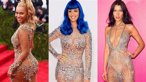 40 Most Naked Celebrity Outfits Of The Decade From Rihanna To Miley
