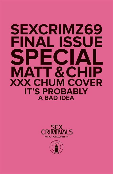 Sex Criminals 69 Xxx Photo Cover Fresh Comics
