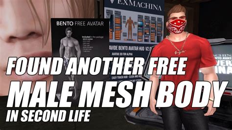Found Another Free Male Mesh Body In Second Life • Free Male Mesh Avatar Youtube