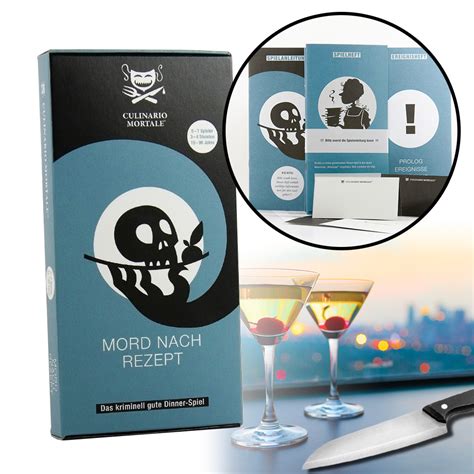 Wer satire mag, dem werden unsere spiele schmecken. Krimidinner Zuhause - Morden nach Rezept für 5 - 7 Personen