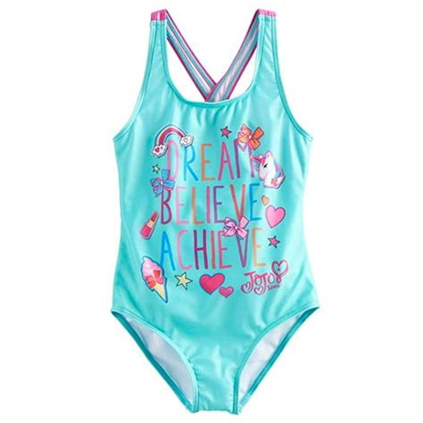 Nickelodeon Girls Jojo Siwa One Piece Fashion Swimsuit 6x Walmart