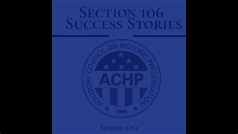 Advisory Council On Historic Preservation Section 106 Success Stories