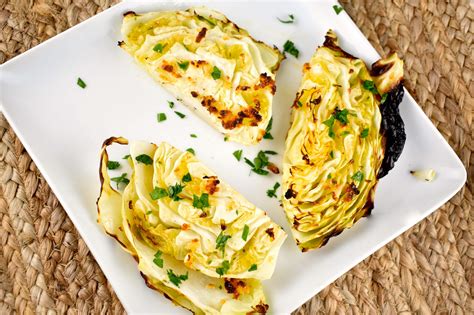 This means that the dressing is not a mixture of vinegar and salt but it is in fact a blend of fresh ingredients including lemon juice and garlic; Garlic Roasted Cabbage Wedges - 1 Point - LaaLoosh