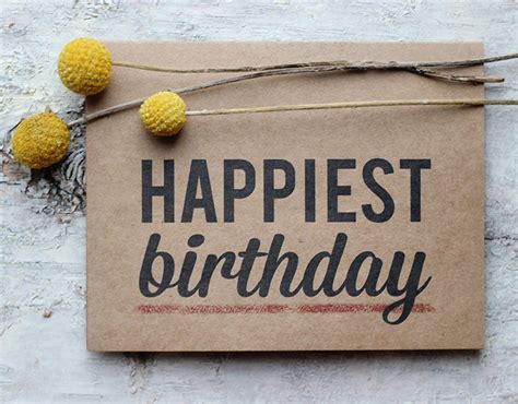 happiest birthday card typographic modern happy birthday