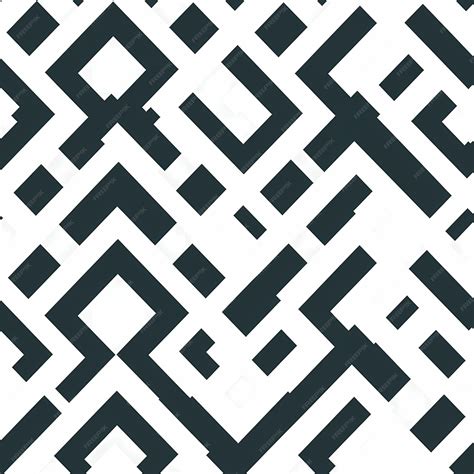 Коллекция минималистичных черно белых геометрических узоров плитки