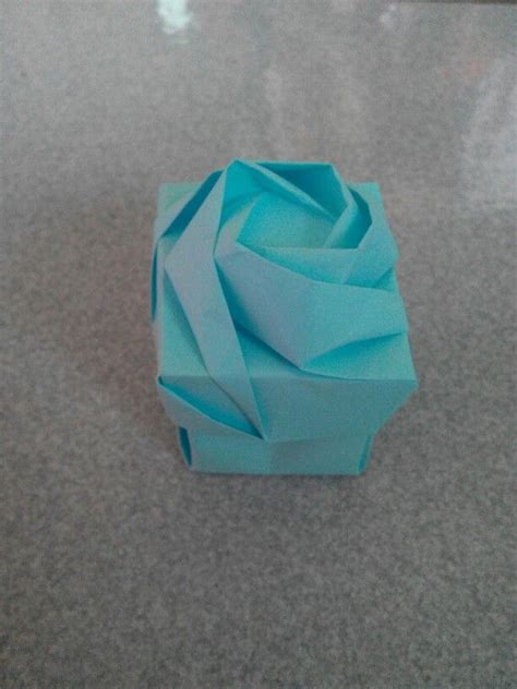 150909 Rose Box Rose Origami Box