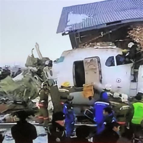 Bek Air Plane Crashes Near Almaty Airport Killing 12 But Dozens Survive