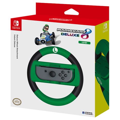 In the process, nintendo threw in both. Nintendo Switch Mario Kart 8 Luigi Deluxe Wheel Attachment ...