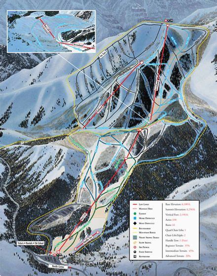 Ski Resorts In Oregon Map Trail Map Sundance Resort Trail Maps Trail