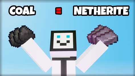 Coal Is Equal With Netherite You Must Know This Youtube