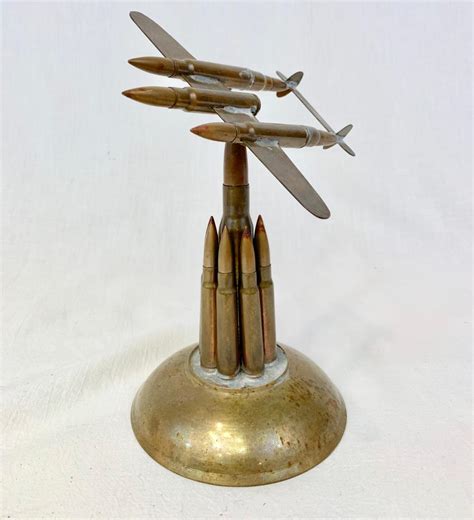 Sold Price Nice Wwii Trench Art P 38 Fighter Plane February 2 0120