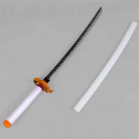 Kimetsu No Yaiba Kyojuro Rengoku Nichirin Blade Cosplay Replica Sword